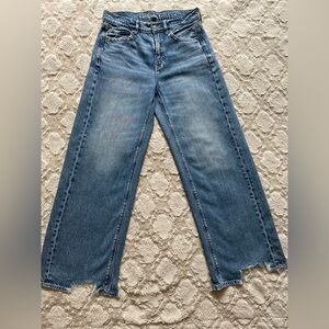 American Eagle Wide Leg High Rise, size 0/25 short.